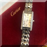 J19. Cartier watch. 